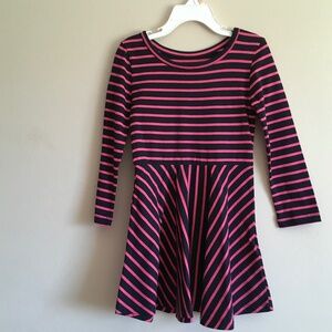 Joe Fresh Little Girl Striped Twirl Dress size 4.